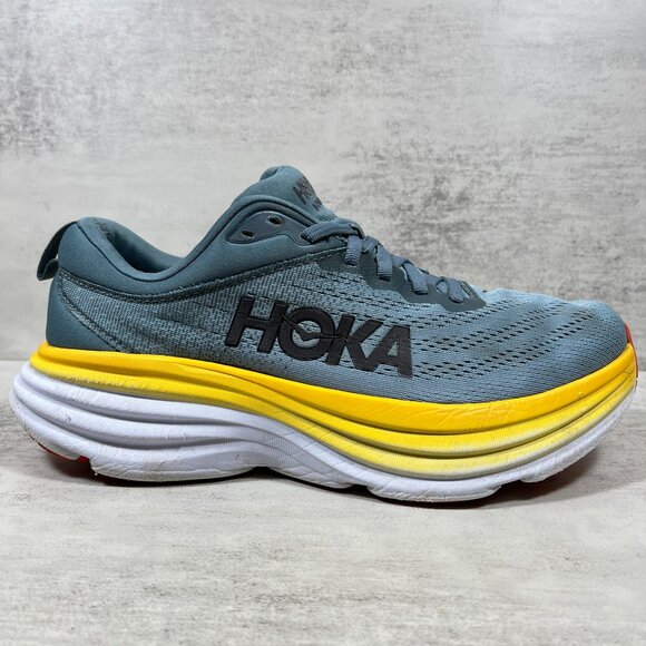 Hoka One One Bondi 8 Running Shoes - Men\'s Size 8 - Blue main image 9